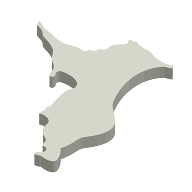 千葉県の立体MAP