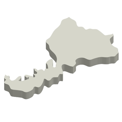 福井の立体MAP