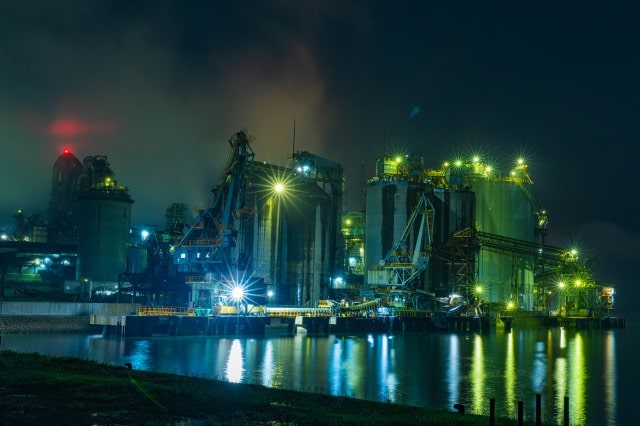 苅田町　工場夜景（北九州エリア）