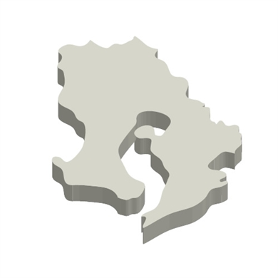 鹿児島の立体MAP