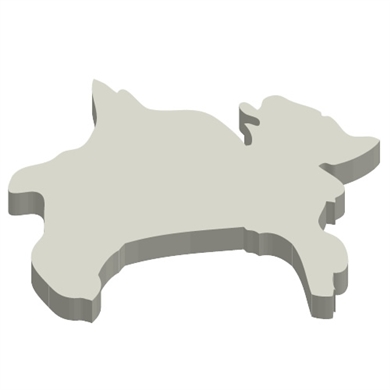 神奈川の立体MAP