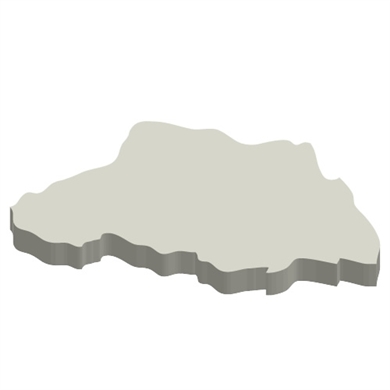 埼玉県の立体MAP